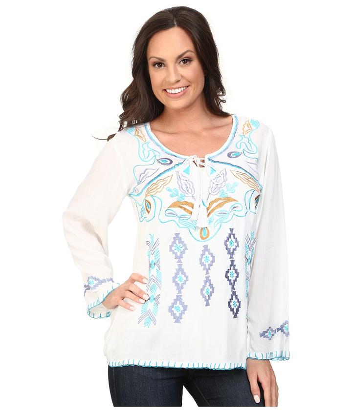 Scully - Daniela Embroidered Top
