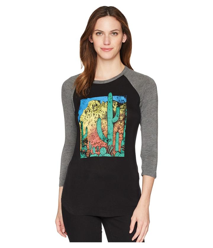 Rock And Roll Cowgirl - 3/4 Sleeve Tee 48t5569