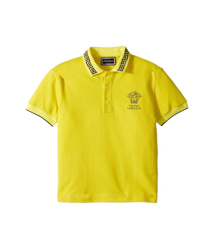 Versace Kids - Short Sleeve Polo With Logo