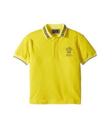 Versace Kids - Short Sleeve Polo With Logo