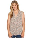 B Collection By Bobeau - Sleeveless Vintage Floral Tank Top