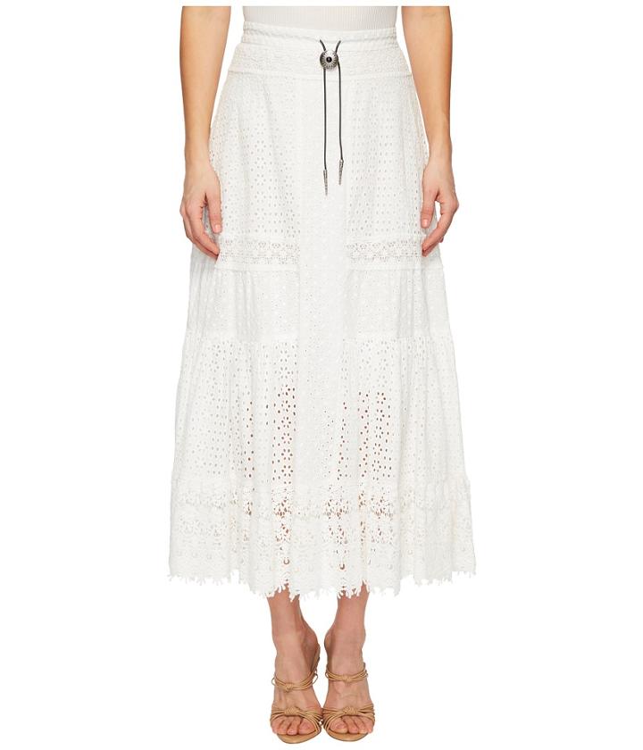 The Kooples - English Embroidered Cotton Skirt