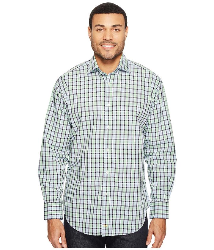 Thomas Dean &amp; Co. - Long Sleeve Check Sport Shirt