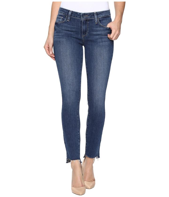 Paige - Verdugo Ankle W/ Uneven Hem In Lane