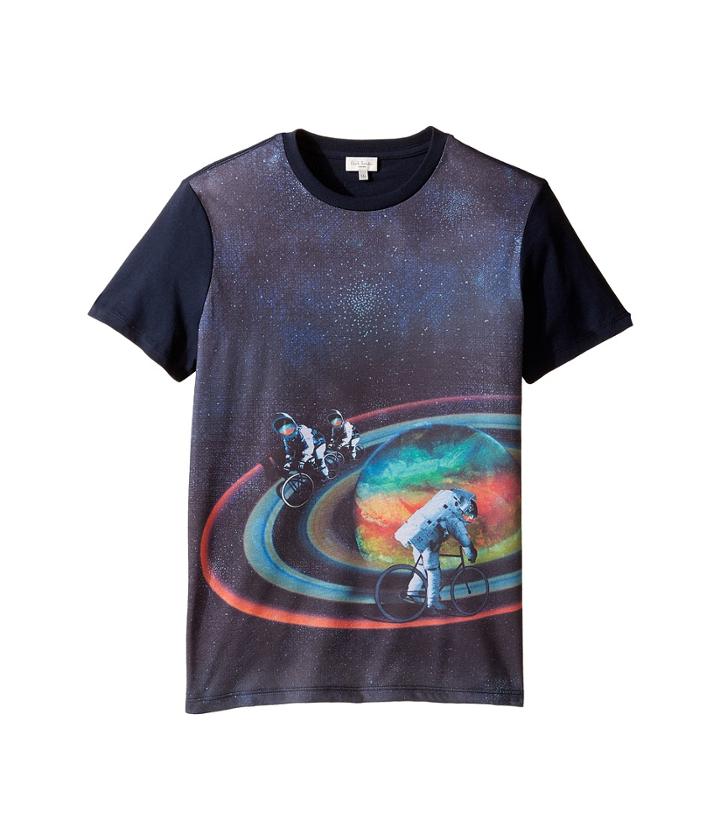 Paul Smith Junior - Short Sleeve All Over Planet Tee