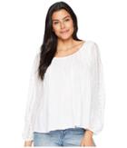 Lucky Brand - Cross-back Peasant Top