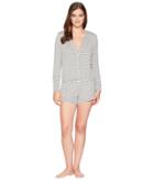 Eberjey - Sadie Stripes The Long Sleeve Teddy