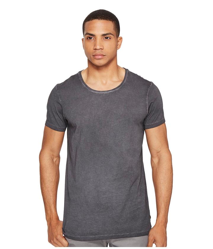 Scotch &amp; Soda - Tee With Uneven Bottom In Lightweight Jersey Quality