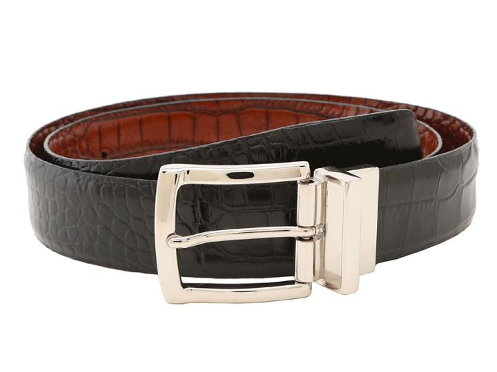 Torino Leather Co. - Reversible Italian Crocodile Embossed