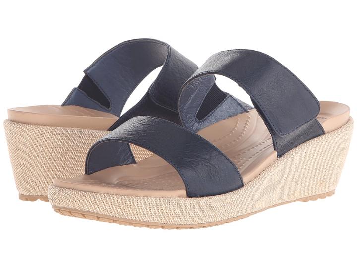 Crocs - A-leigh 2-strap Mini Wedge