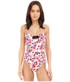 Kate Spade New York - Spring 17 Smocked Underwire Maillot