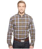 Roper - 0554 Green River Plaid Button