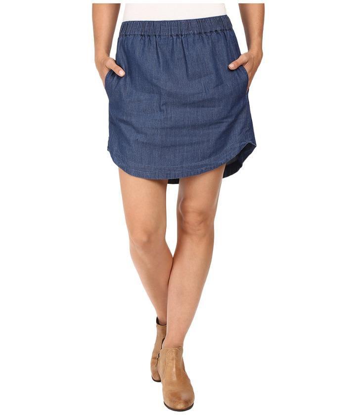 Roper - 0425 5 Oz Denim Hi-lo Mini Skirt