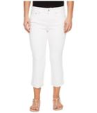 Nydj Petite - Petite Capris W/ Released Hem In Optic White
