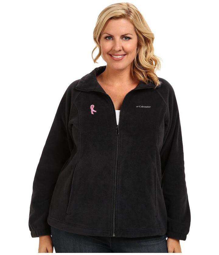 Columbia Plus Size Tested Tough In Pink Benton Springs Full Zip