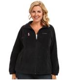 Columbia Plus Size Tested Tough In Pink Benton Springs Full Zip