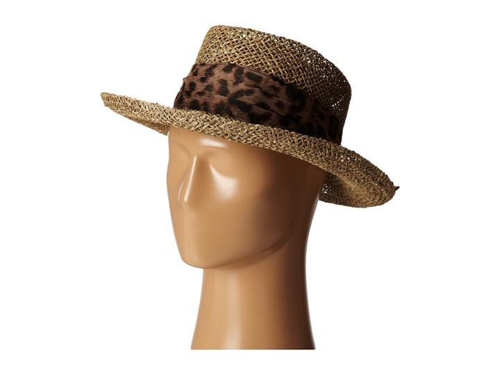 San Diego Hat Company Sgm504 Seagrass Gambler W/ Poly Chiffon Band