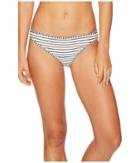 Vince Camuto - Blossom Stripes Contrast Binding Bikini Bottoms