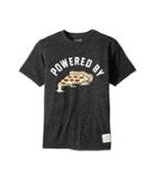 The Original Retro Brand Kids - Powered By Pizza Short Sleeve Tri-blend T-shirt