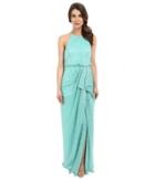 Badgley Mischka - Draped Pleated Sequin