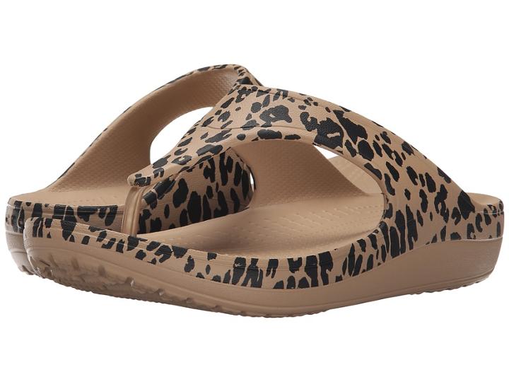 Crocs - Sloane Leopard Print Plarform