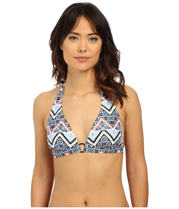 Shoshanna - Moroccan Tile Ring Halter Top