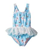Rock Your Baby - White Unicorns Tulle One-piece