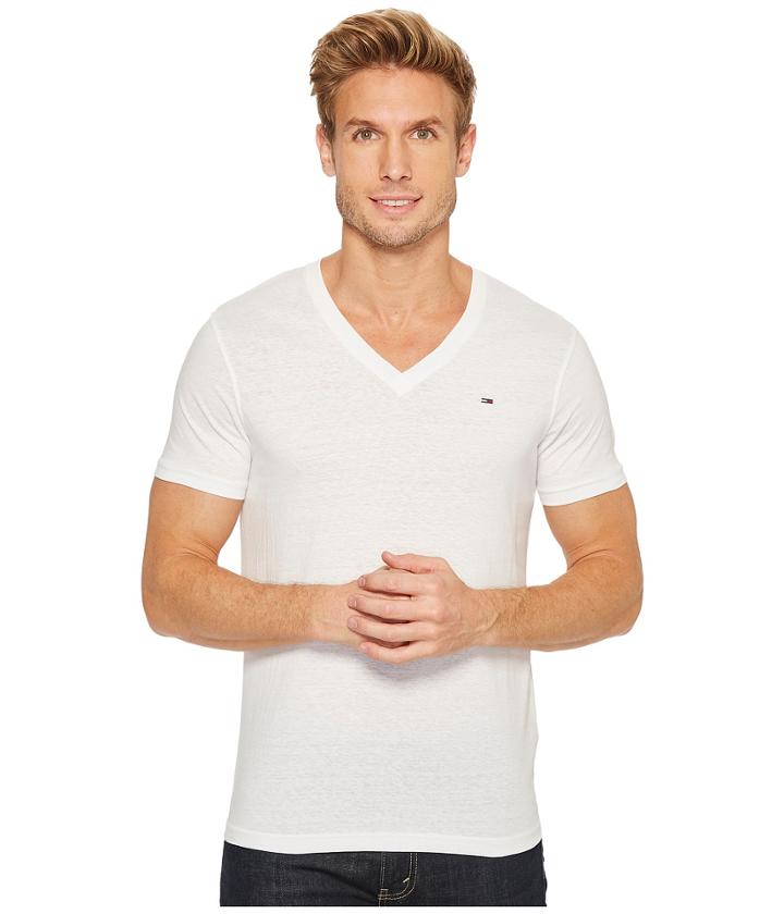 Tommy Hilfiger Denim - Original Melange V-neck Short Sleeve T-shirt