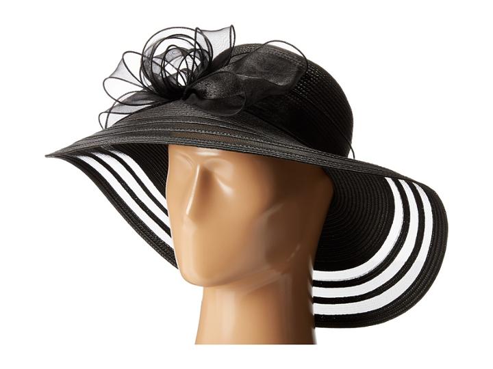 San Diego Hat Company - Drs1011 Derby Dress Hat With Organza Bow