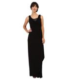 Adrianna Papell - Sleeveless Side Drape Gown