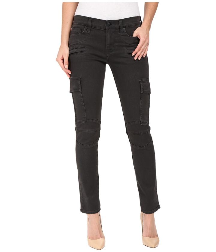 Hudson - Colby Ankle Moto Skinny Cargo In Smoky Dark Grey