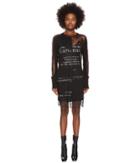 Mcq - Short Cut Up Souther Gothic Dress