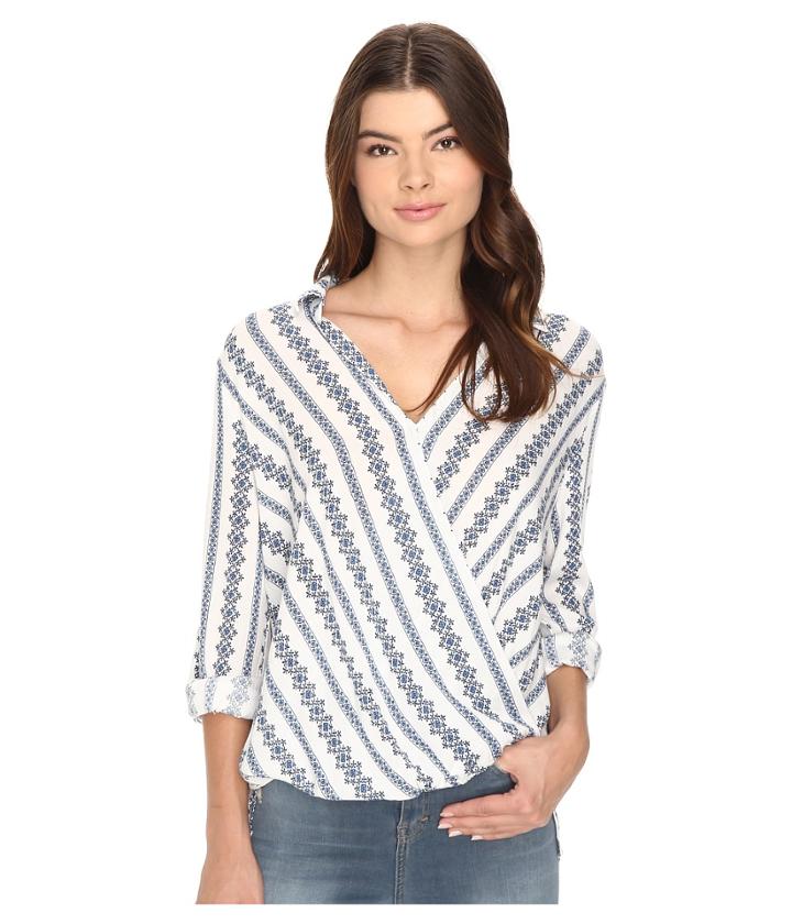 Brigitte Bailey - Cedany Long Sleeve Overlap Top