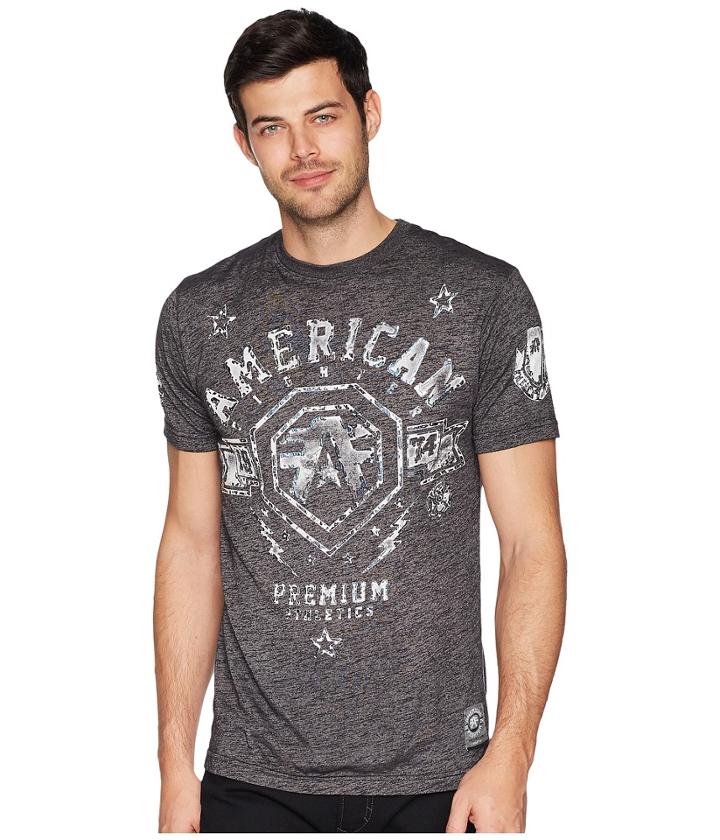 American Fighter - Hanover Short Sleeve Tetris Mock Twist Tee