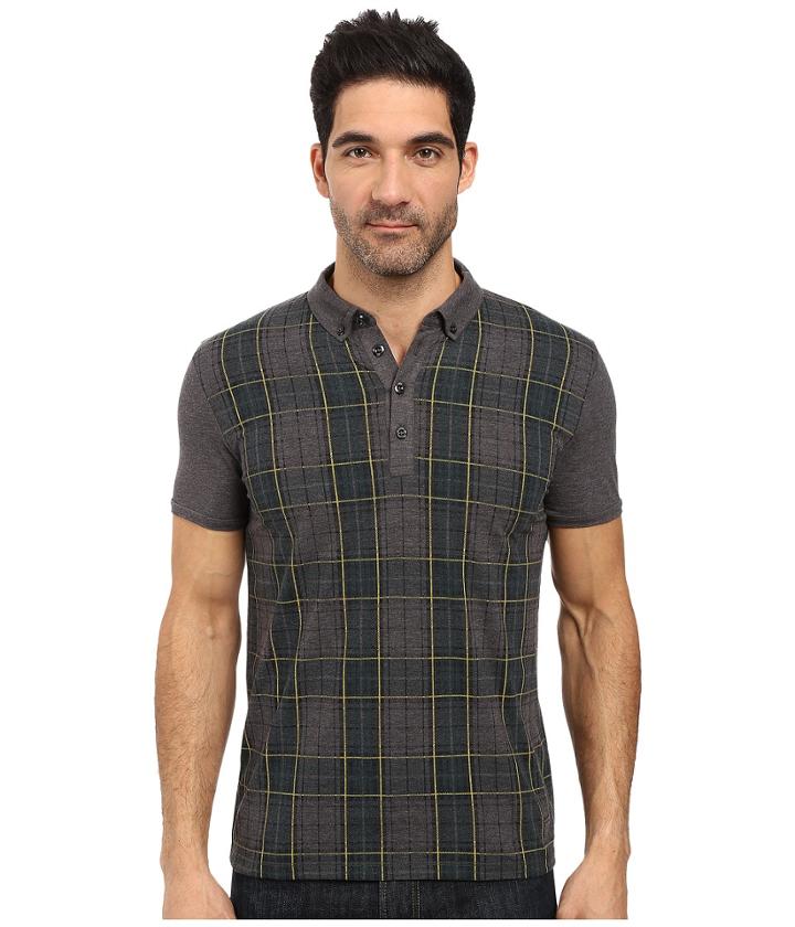 Boss Orange - Presly Plaid Short Sleeved Polo