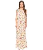 Red Valentino - Hummingbird Print Silk Creponne Jumpsuit