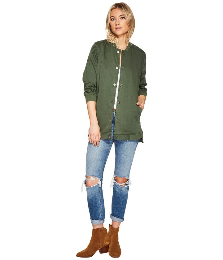 Lucky Brand - Long Varsity Jacket