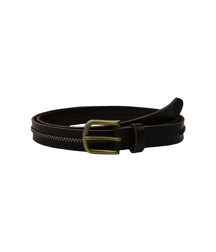 Scotch &amp; Soda - Leather Belt W/ Embossed Buckle