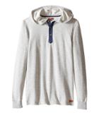 7 For All Mankind Kids - Long Sleeve Slub French Terry Henley Hoodie