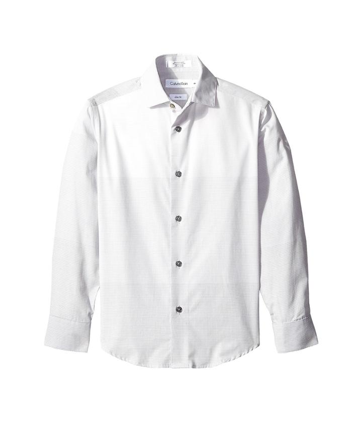 Calvin Klein Kids - Ombre Weft Stripe Long Sleeve Shirt