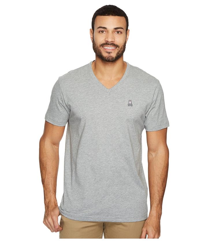 Psycho Bunny - V-neck Heather T-shirt