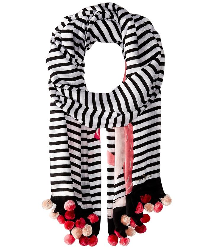Kate Spade New York - Monkey Rose Oblong Scarf