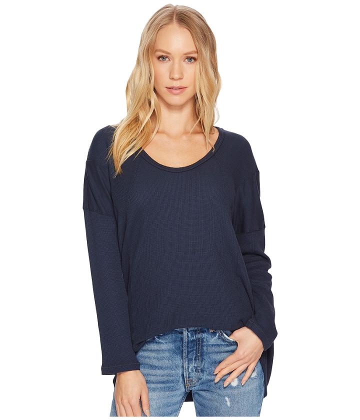 Splendid - Thermal Mixed Media Tunic