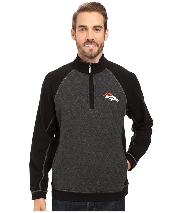 Tommy Bahama - Denver Broncos Nfl Gridiron 1/2 Zip Pullover