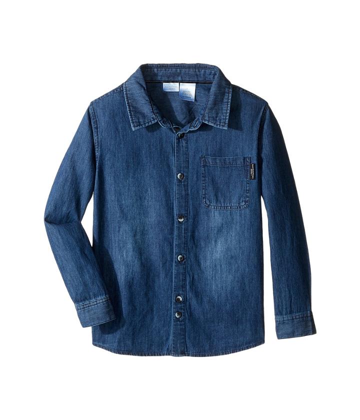 Kardashian Kids - Chambray Shirt With Contrast Pocket Detail