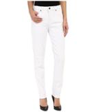 Miraclebody Jeans - Ricky Rip And Repair Skinny Jeans In Blanco White
