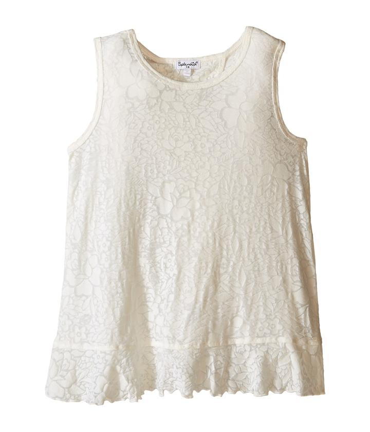 Splendid Littles - Burnout Tank Top With Tulip Back