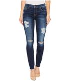 7 For All Mankind - The Ankle Skinny W/ Destroy In Aggressive Madison Ave 2