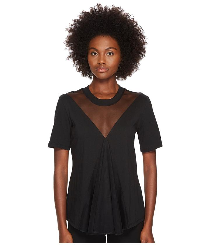 Sportmax - Calerno Short Sleeve Sheer V-neck Front Top