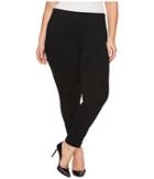 Nydj Plus Size - Plus Size Pull-on Legging Pants With Ankle Zip In Black